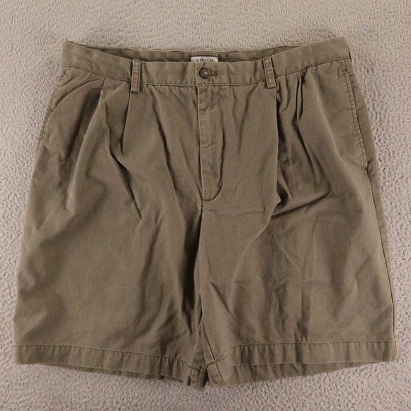 Izod Other - IZOD Shorts Mens 40 Green 100% Cotton Twill Chino Pleated